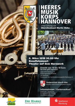 Heeres Musik Korps Hannover im Theater auf dem Hornwerk