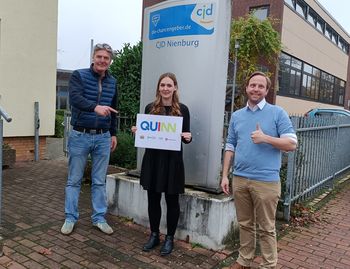 Das Team von QUINN 2.0 freut sich über die Förderung