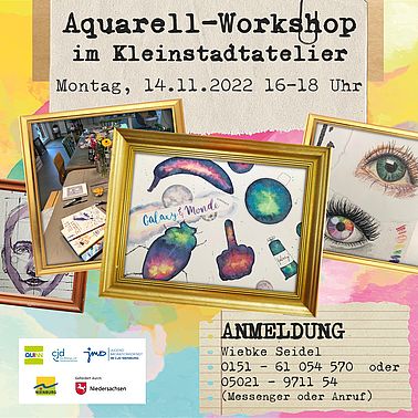 Aquarell-Workshop im Kleinstadtatelier